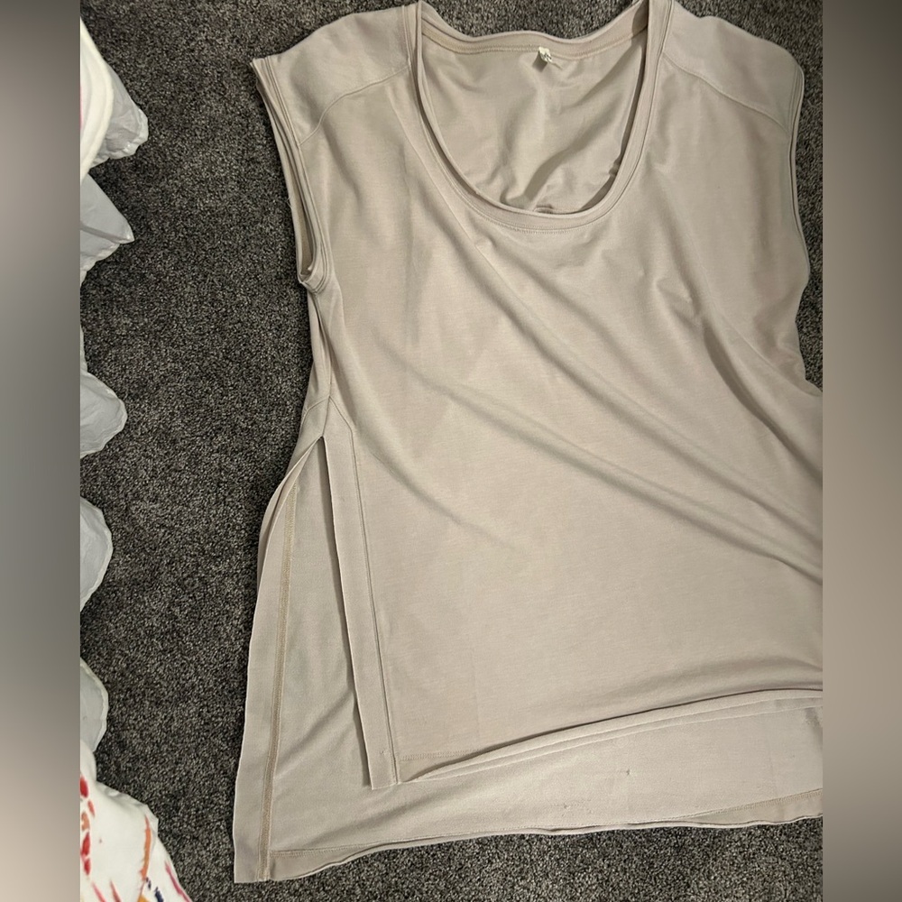 Beige Free People tunic